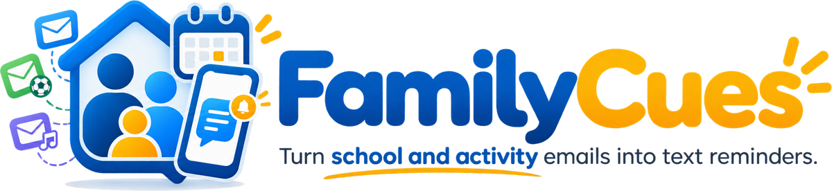 FamilyCues: turns family emails into timely text reminders